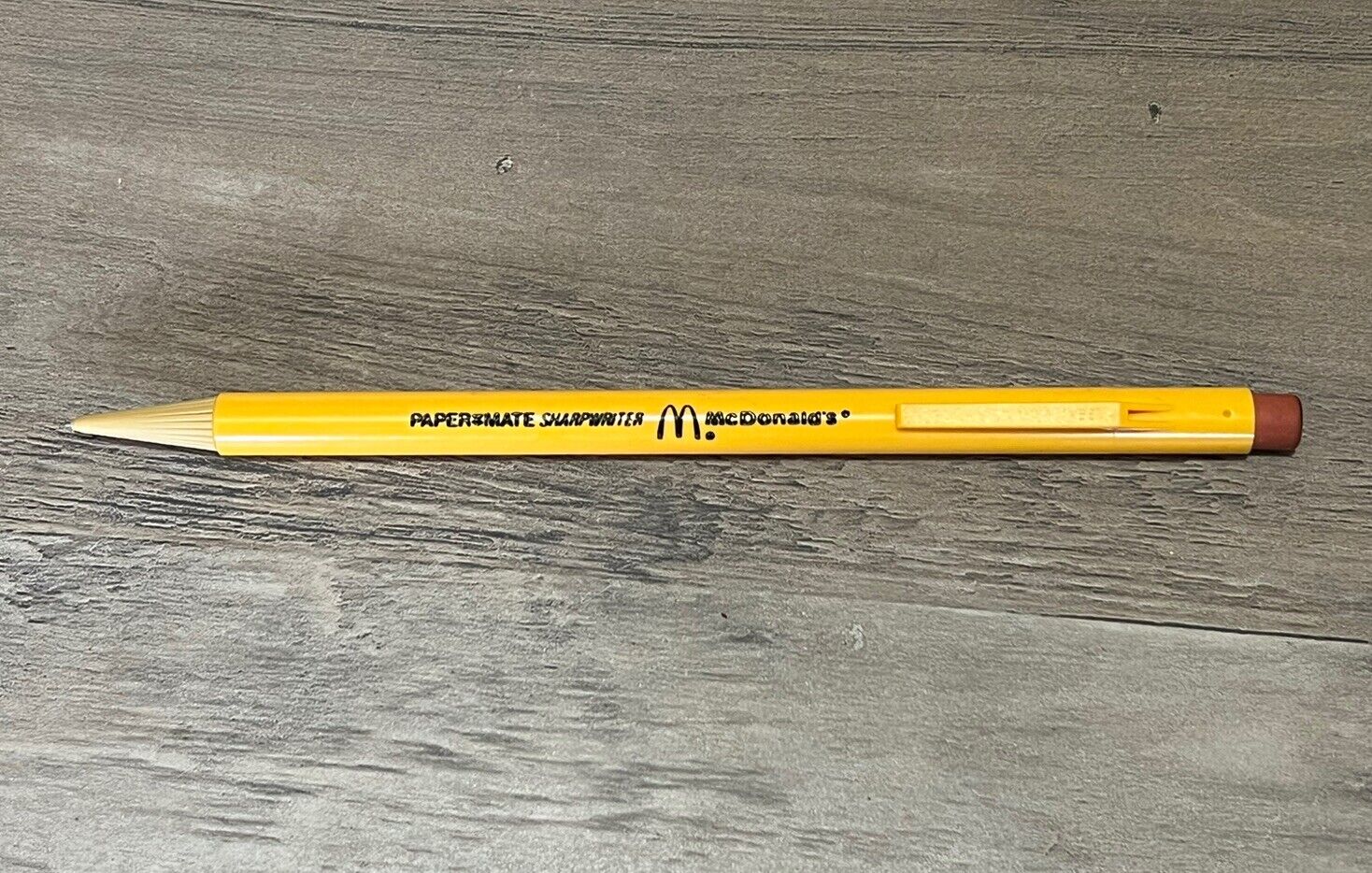 1986 McDonald\'s Promotional Mechanical Twist Pencil 6” Paper Mate SharpWriter