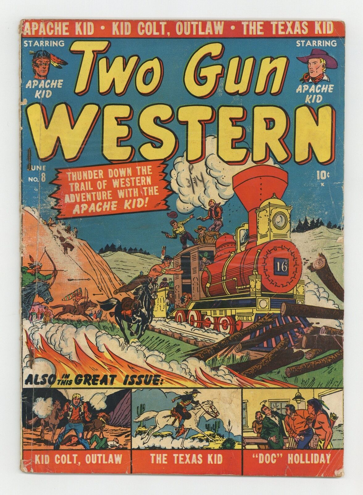 Two Gun Western #8 FR/GD 1.5 1951