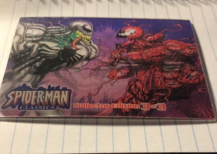 2001 Spider-Man Classics Venom Vs Carnage Toy Biz Lenticular 3 Of 3