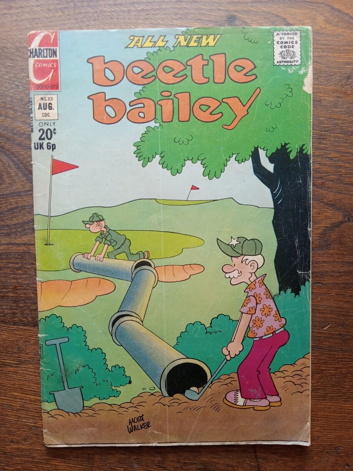 Comic Beetle Bailey Charlton Comics 101 Aug. 1973 See Pics