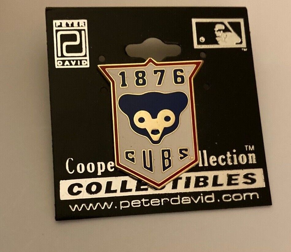 1876 Chicago Cubs Baseball Pin New On Card