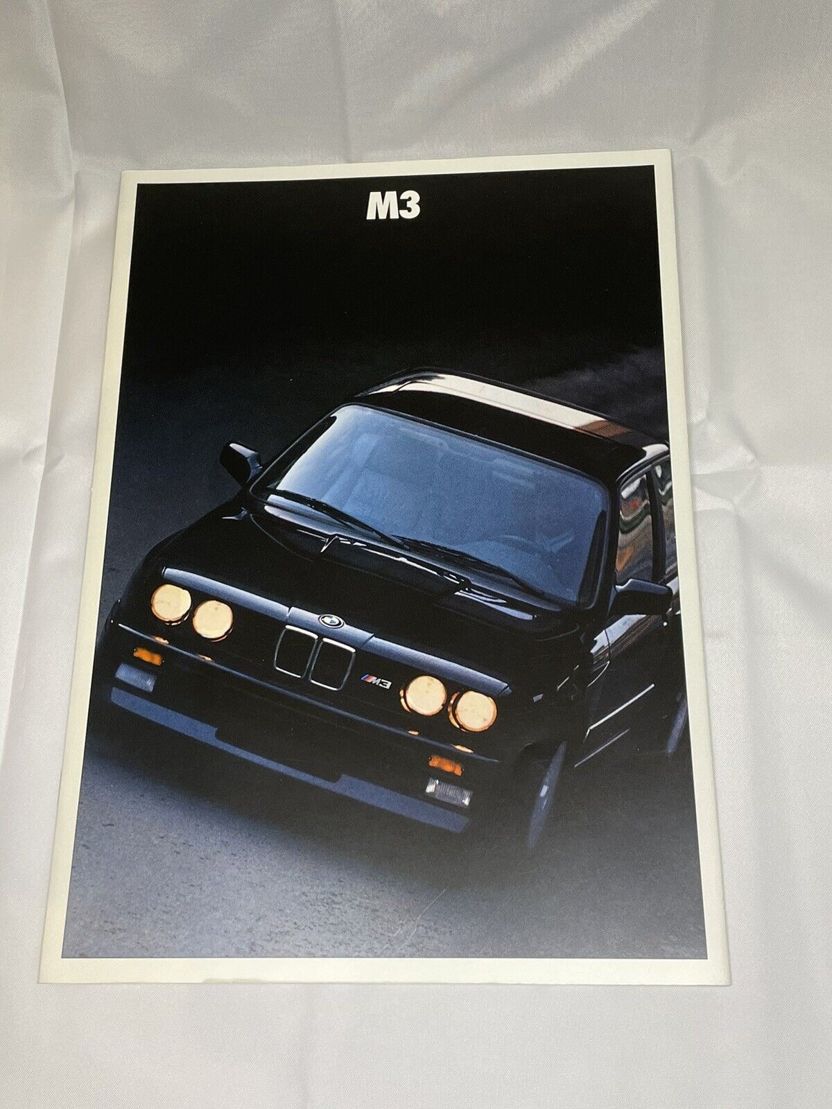 1988 1989 BMW M3 Brochure Rare US E30 M-3 Motorsport Sales Catalog 1990 1991