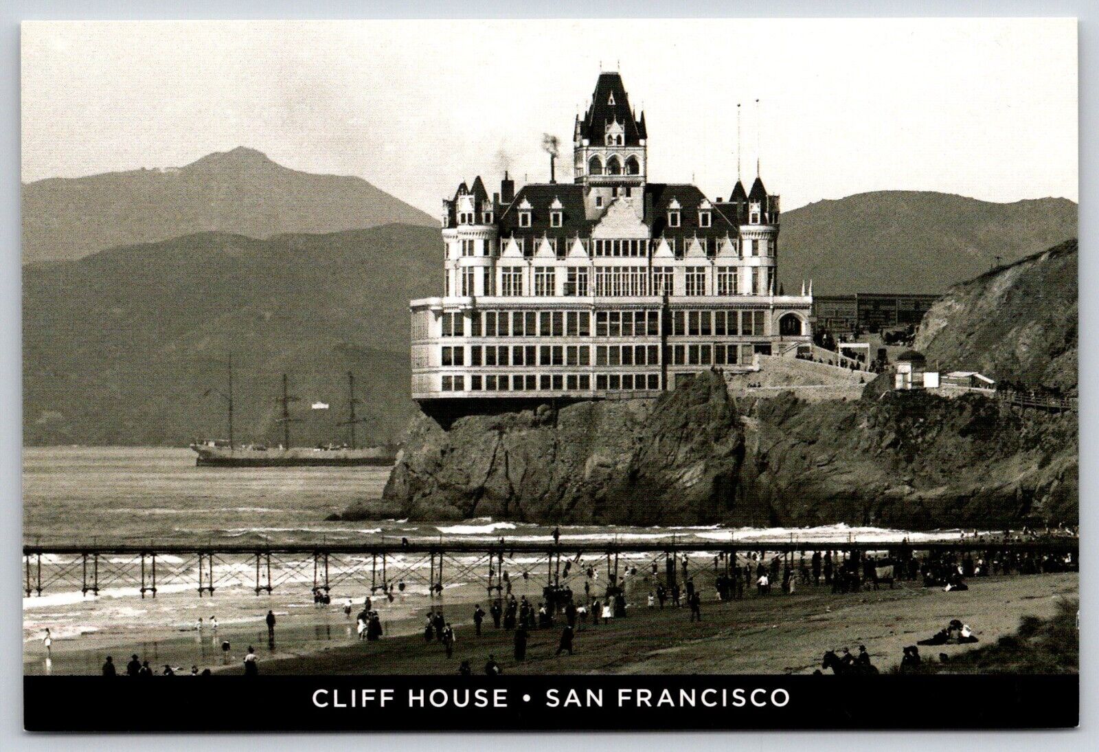 Postcard California San Francisco Cliff House Ca. 1905 