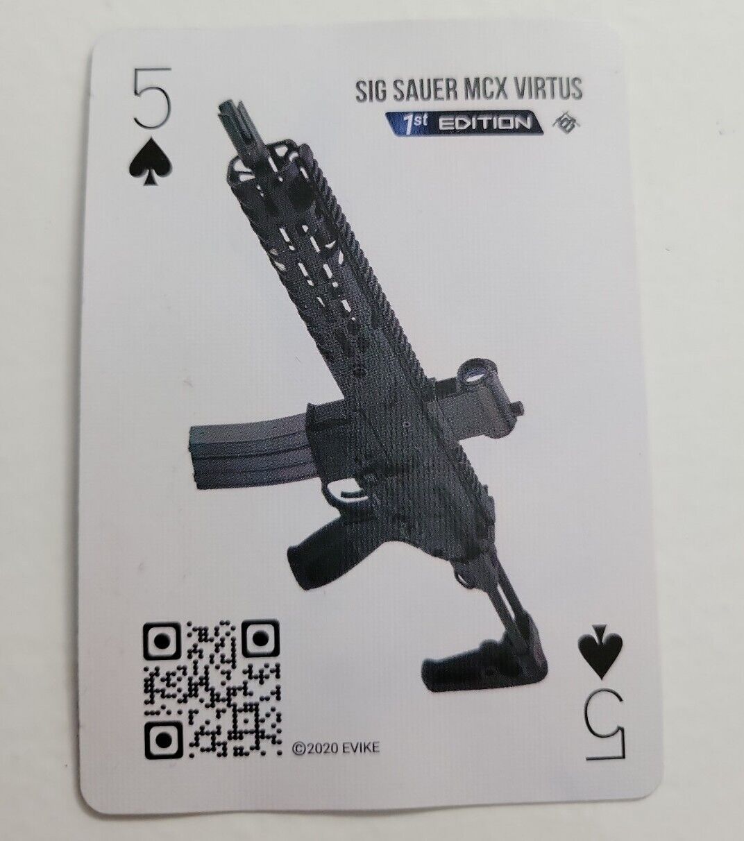 Evike.com Weapons Cache Playing Card 5 of Spades