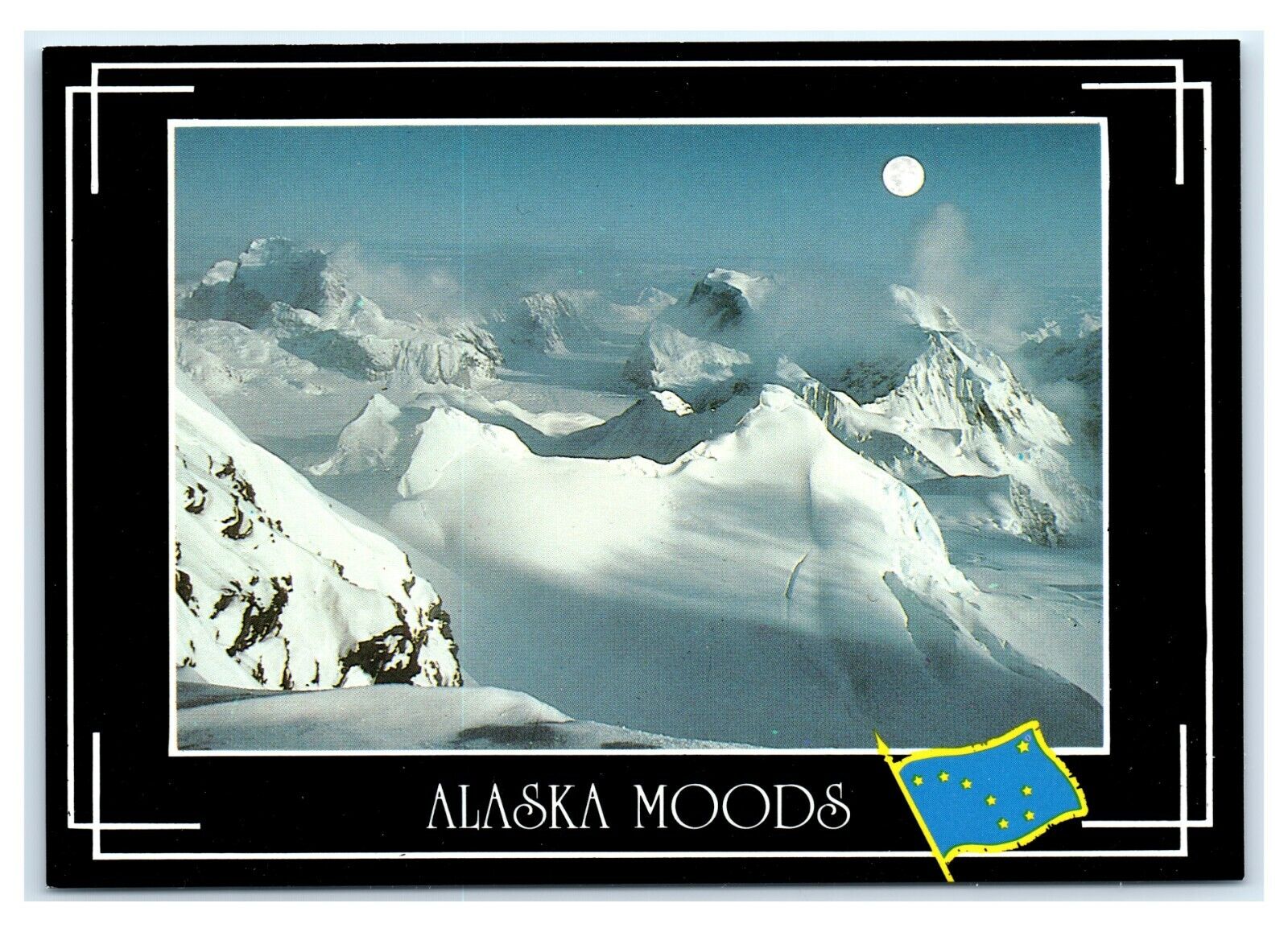 Postcard AK Rugged Peaks in Alaska - Alaska Moods AJ1