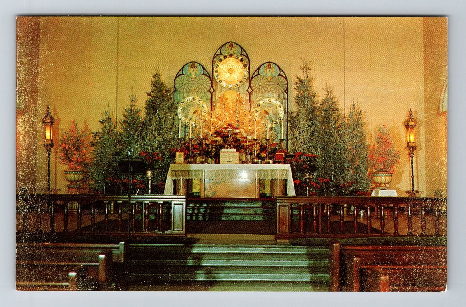 Daytona Beach FL-Florida, Saint Paul's Catholic Church Vintage Postcard