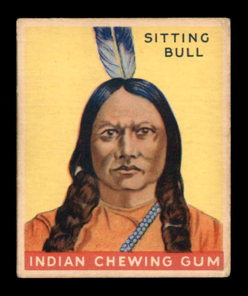 1933 Goudey Indian (192) #38 Sitting Bull  (192) VG X3060859