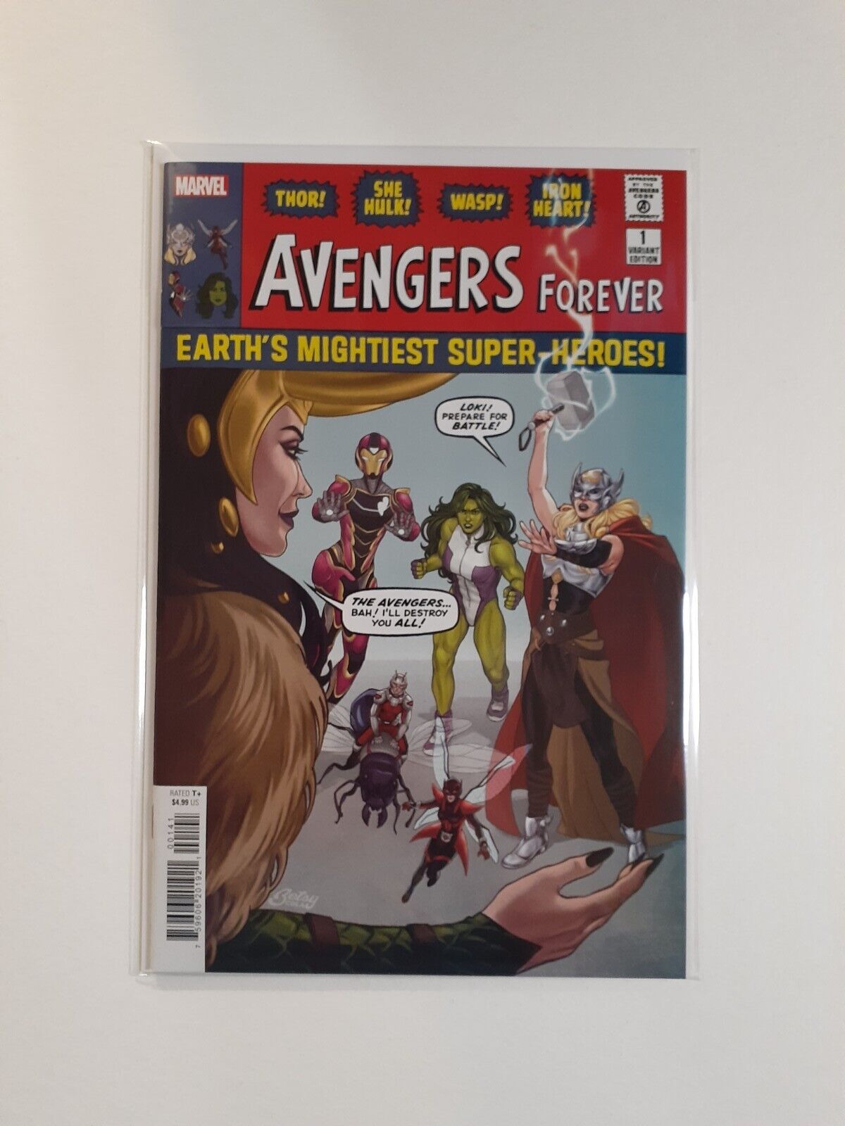 Marvel Comics Avengers Forever #1 (2021) 1:25 Betsy Cola Variant
