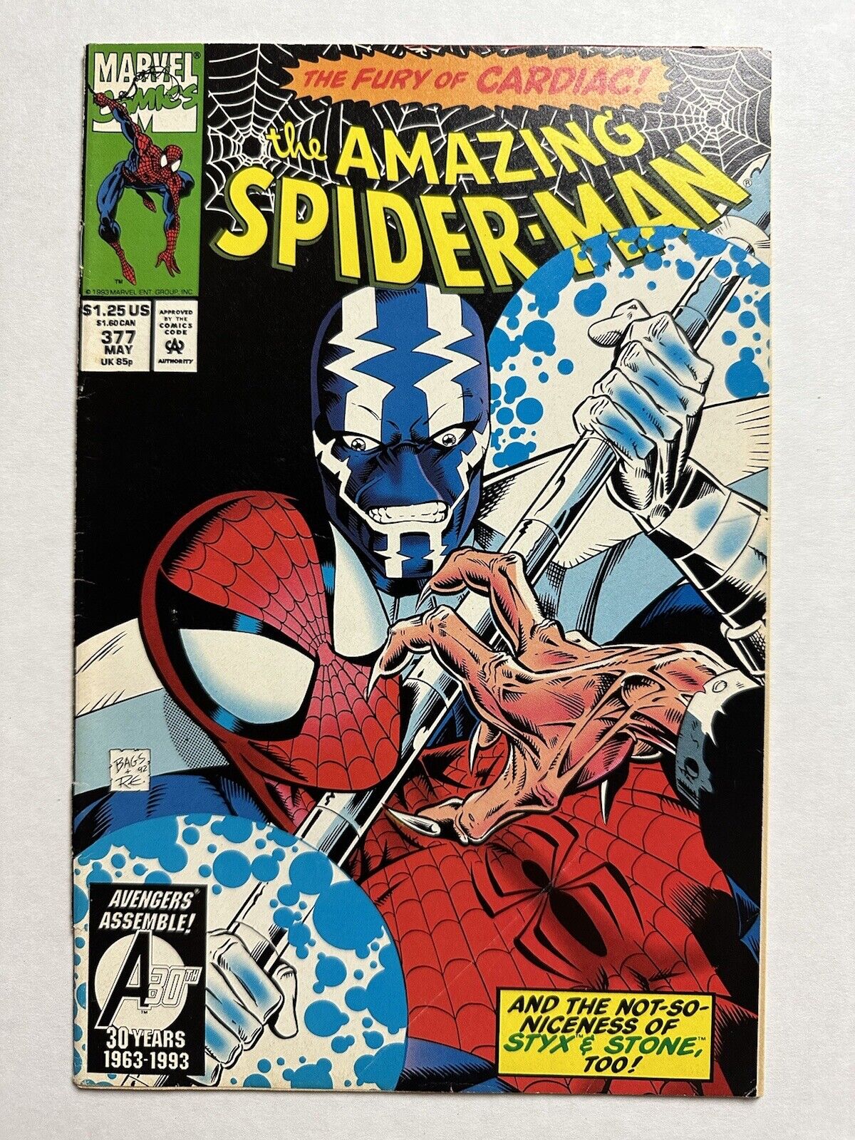 1993 Marvel The Amazing Spider-Man #377