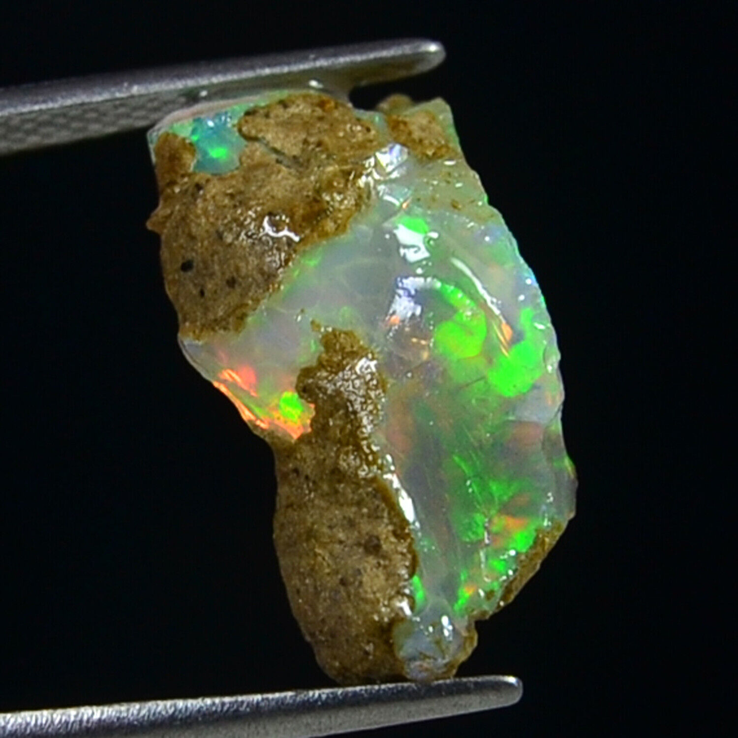 100%Natural Superb Welo Fire Ethiopian Opal Rough Gemstone 