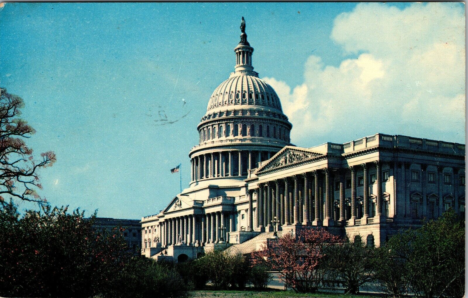 1956 The United States Capital  Washington D.C. Vintage Postcard