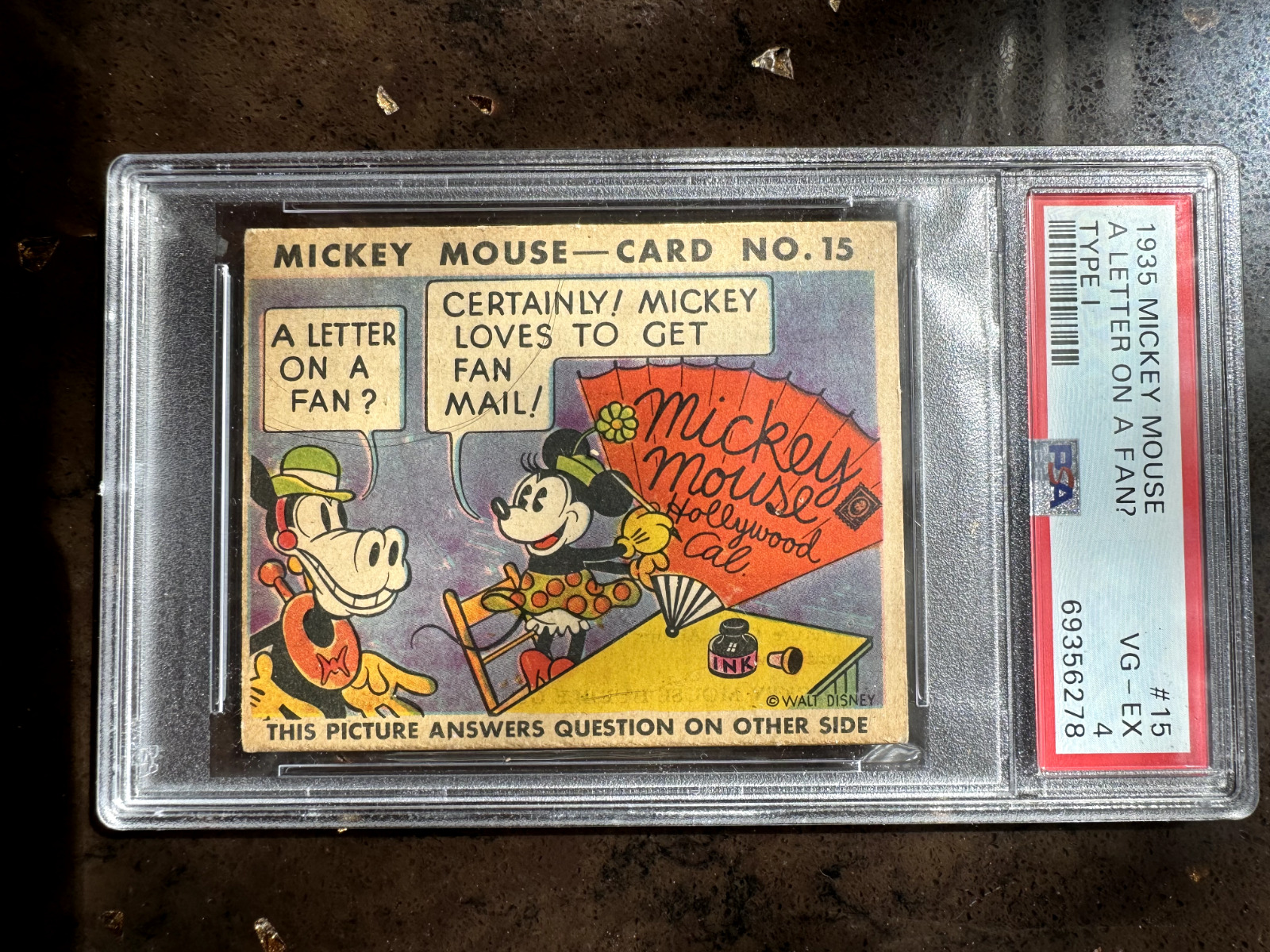 1935 R89 Mickey Mouse # 15 Type 1 \