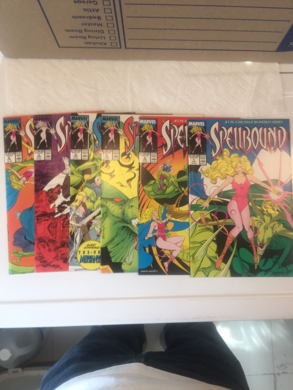 Spellbound #1-6 Marvel 1988 Superhero Paranormal Fantasy