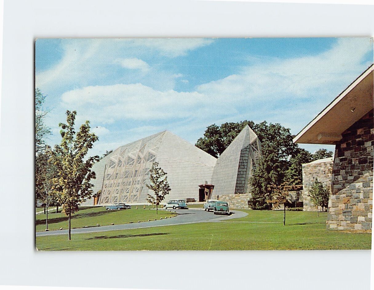 Postcard First Presbyterian Church Stanford Connecticut USA