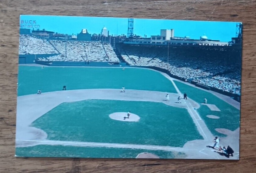 Fenway Park Postcard Boston Red Sox View of Right Field Unposted RPPC