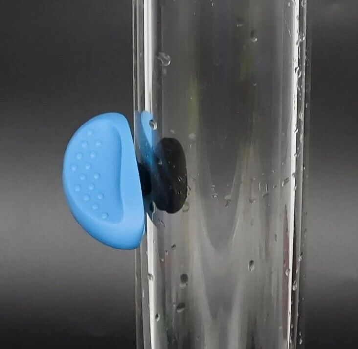 1 Pc, Blue Magnetic Wipe, Internal Glass Bong Water Pipe Easy Cleaner Hookah 