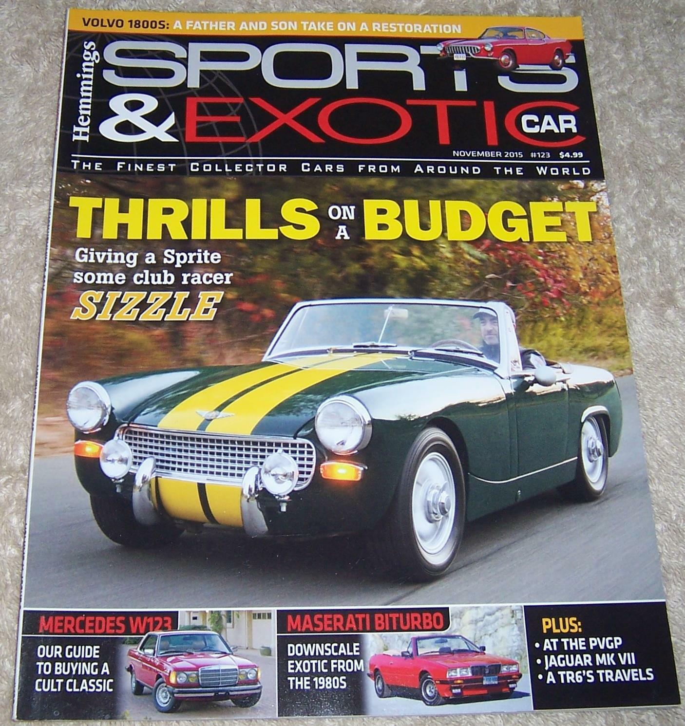 Hemmings Sports & Exotic Car Magazine November 2015 Sprite 