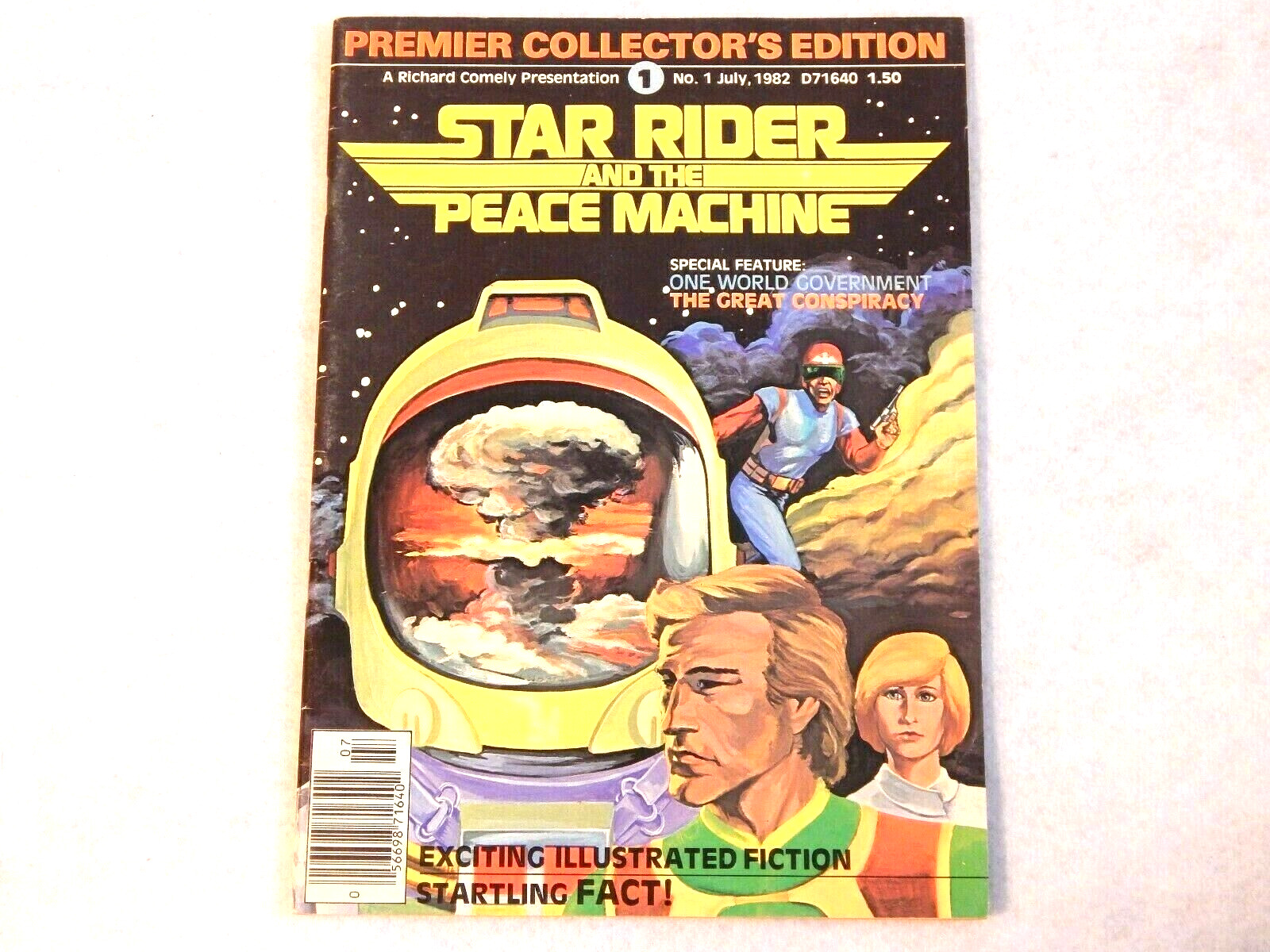 Star Rider And The Peace Machine #1 Star Rider 1982 Richard Comely MagazineVG/FN
