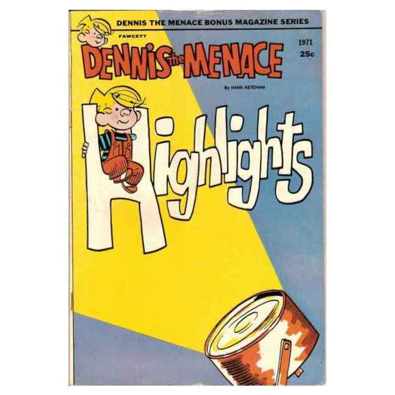 Dennis the Menace Bonus Magazine #90 Fawcett comics Fine [u|