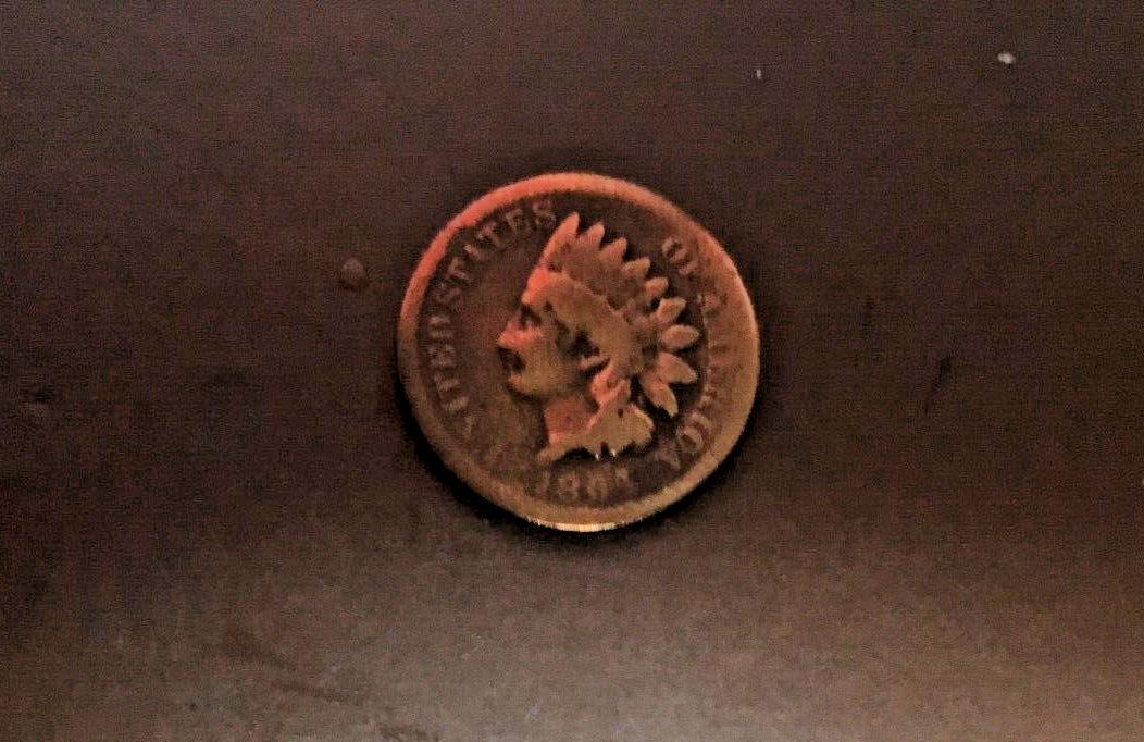 1864 United States Civil War time Patriotic Indian Head Cent Coin ungraded