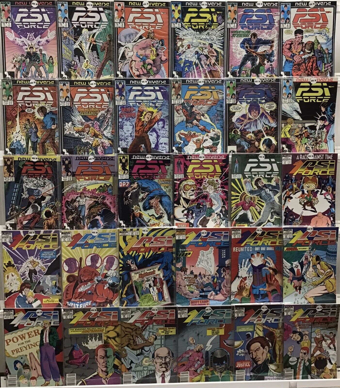Marvel Comics - PSI Force Run Lot 1-31 Missing #16 VF/NM - Lot Of 30