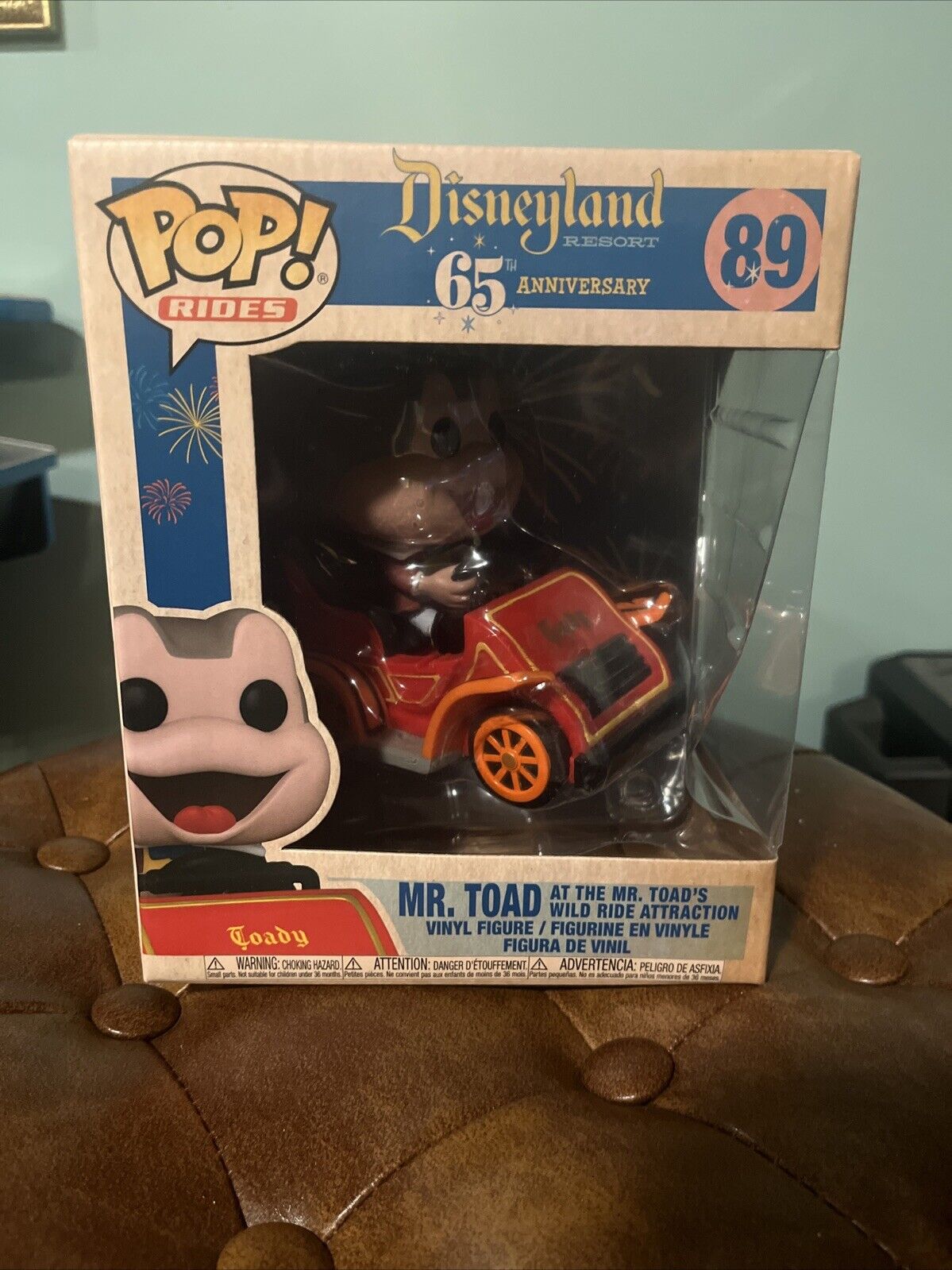 Funko Pop Rides: Disney Mr. Toad at Mr. Toad\'s Wild Ride Attraction #89