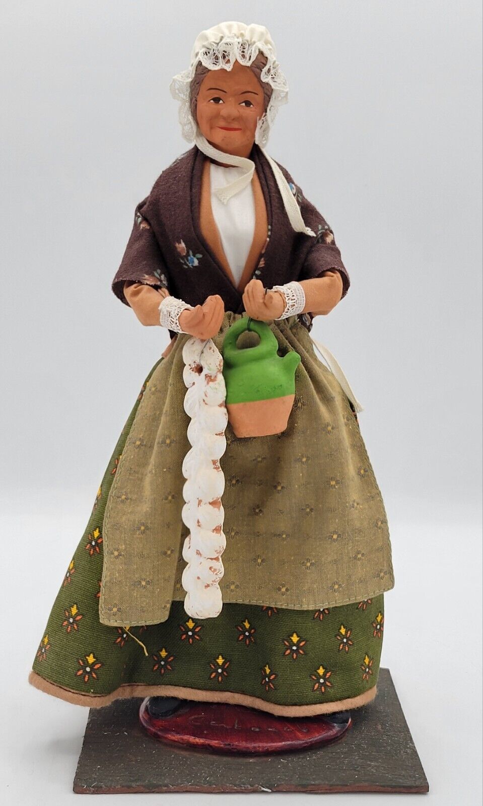 French Santon De Provence Figurine Folk Art Woman 10\