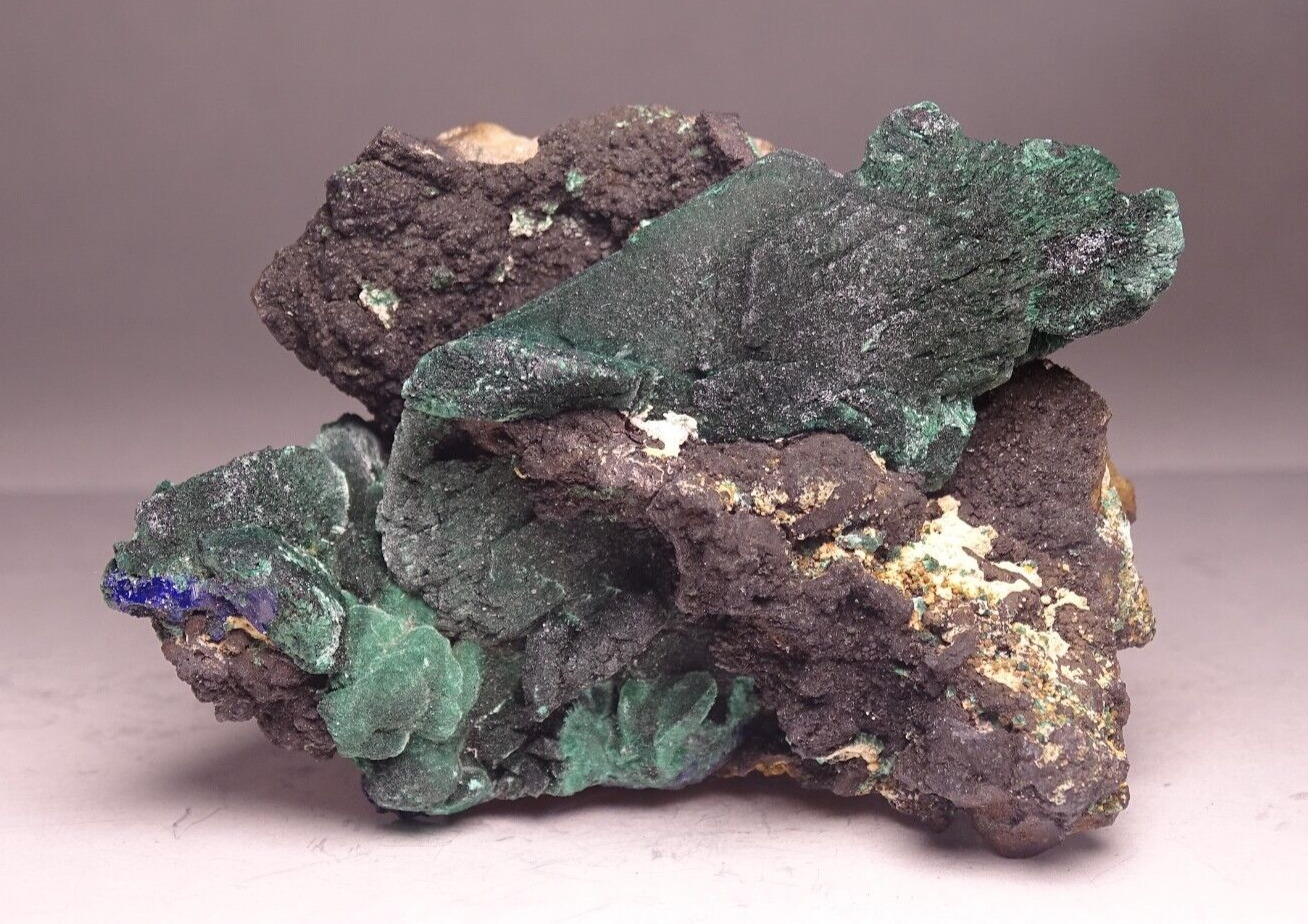 Malachite and Azurite Mineral Collector Specimen Tsumeb Mine Namibia