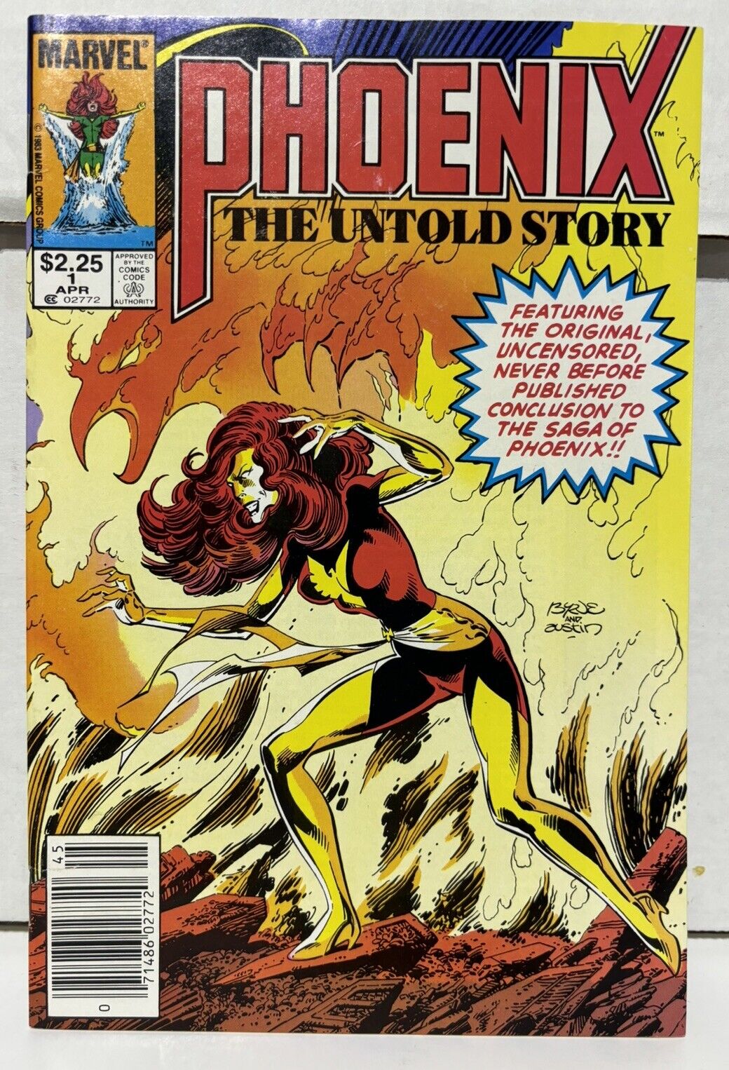 Phoenix The Untold Story #1 RARE Canadian Price Variant Newsstand (1984 Marvel)