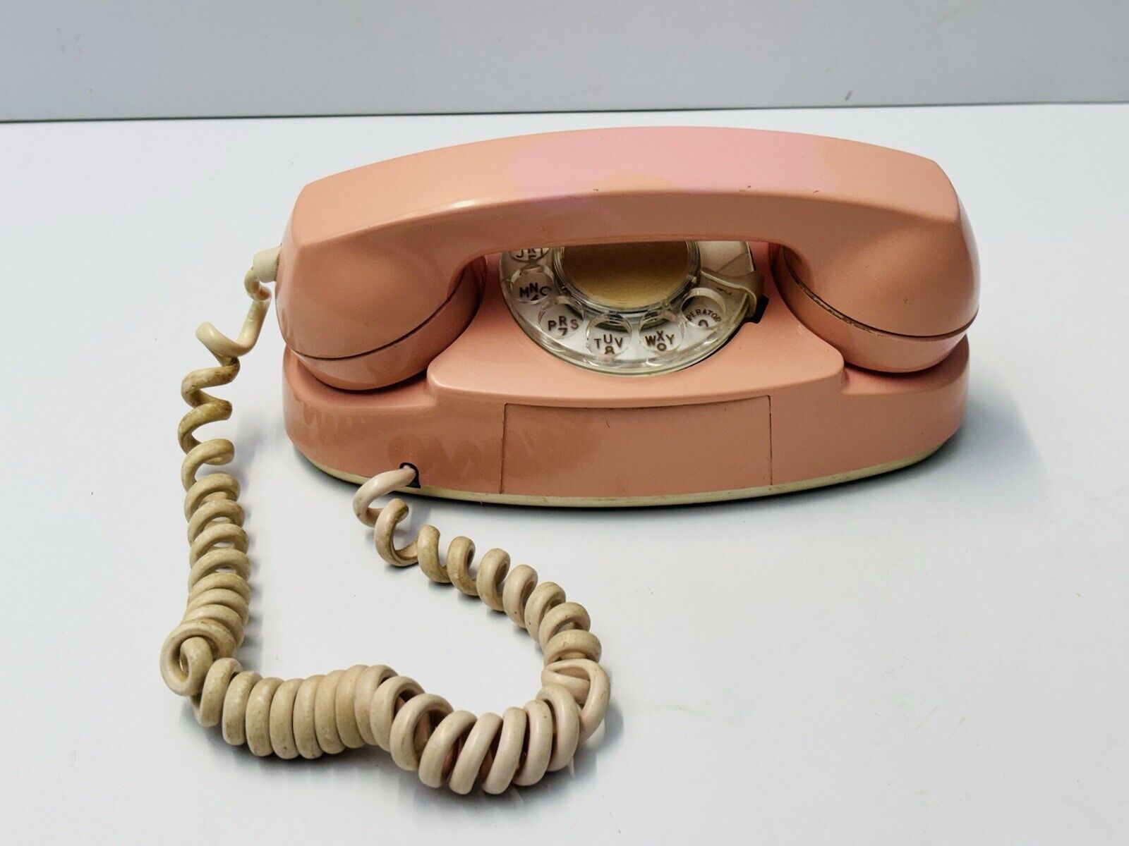 Vintage 1960 Western Electric Bell System Princess Rotary Phone In Pink