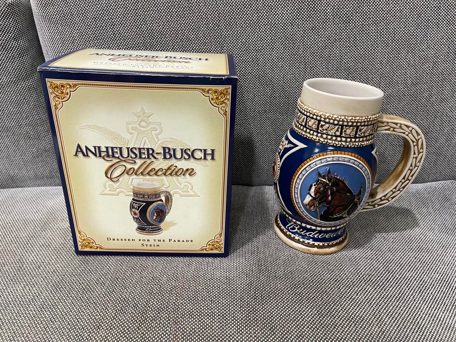 2005 Anheuser Busch Dressed for the Parade Beer Stein w/ Original Box
