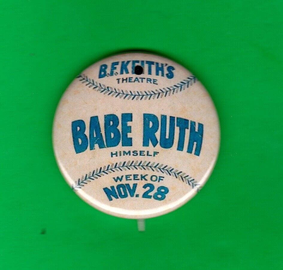 1919 STYLE Babe RUTH B.F. Keith\'s Theatre Production 1-3/4\