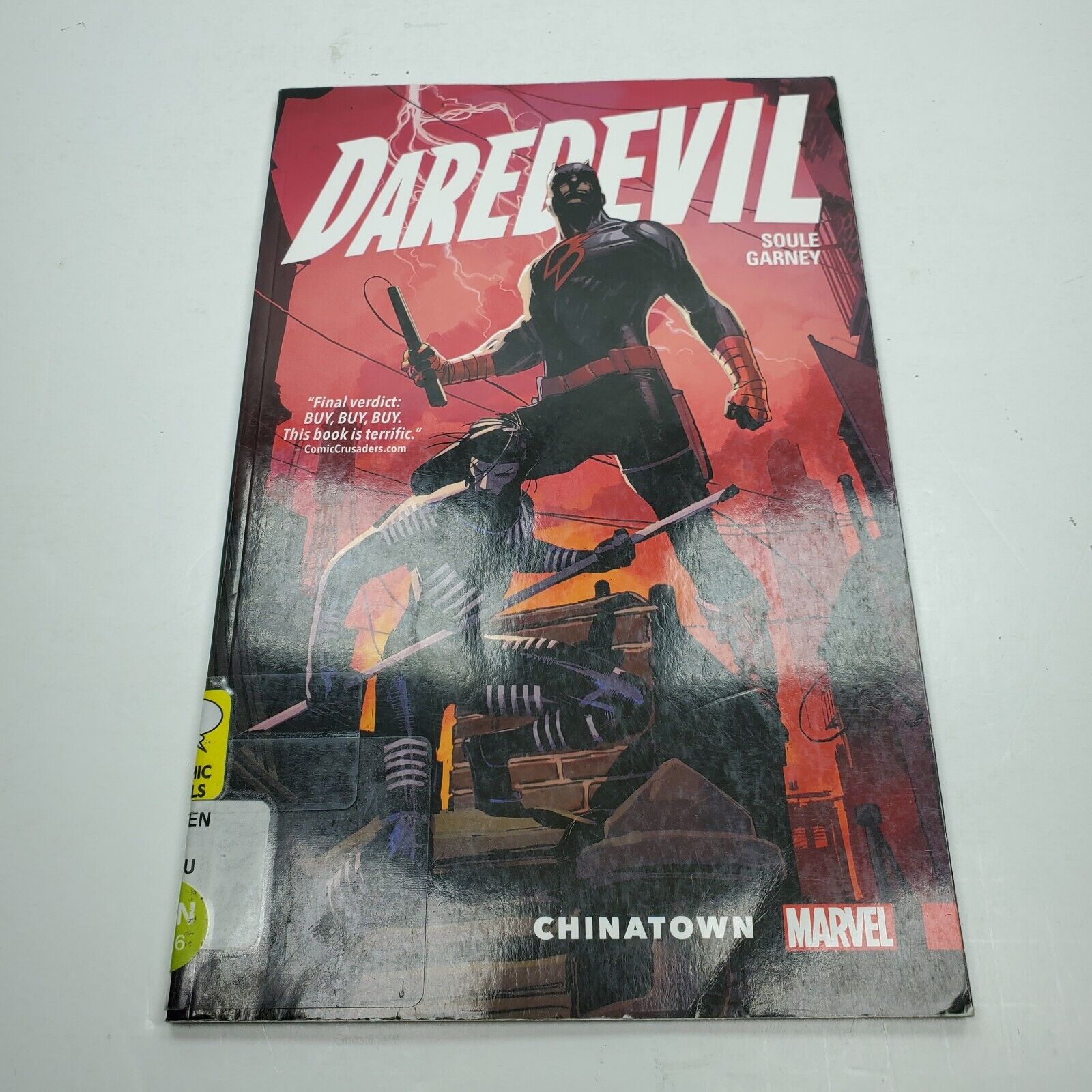 Daredevil Back in Black Chinatown Paperback Charles Soule 2016 #1 Soule Garney