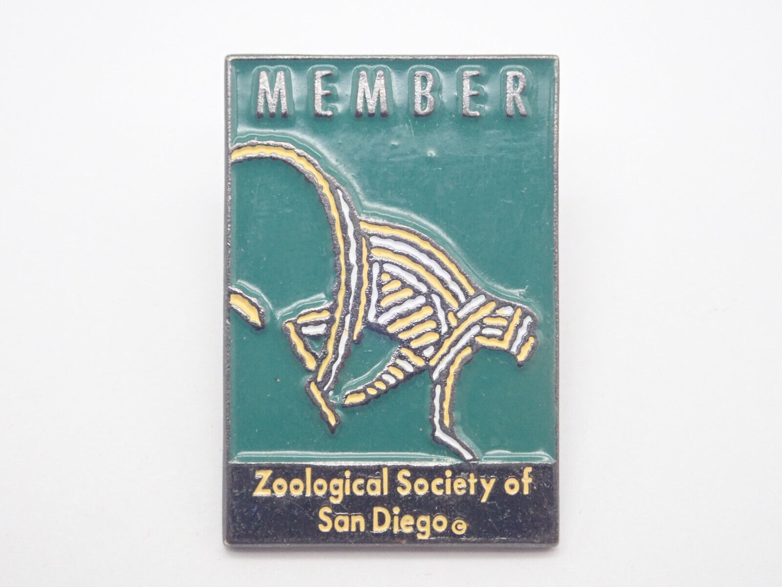 Zoological Society of San Diego Member Monkey Vintage Lapel Pin