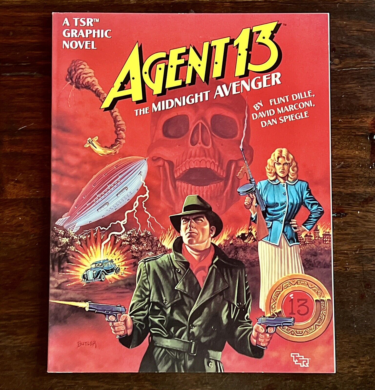 Agent 13 The Midnight Avenger TSR Graphic Novel 1988 1st Print Comic Book