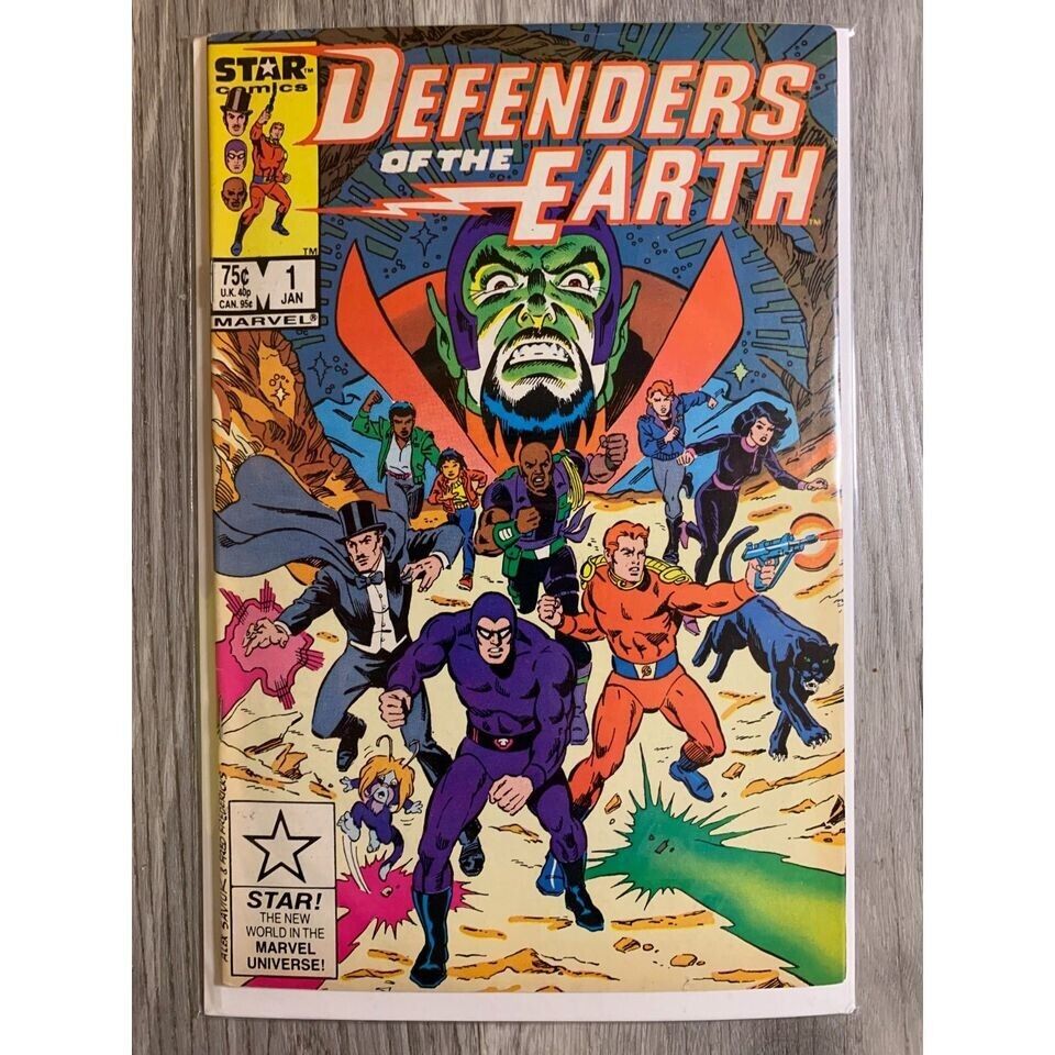 Defenders of the Earth #1 (1987) Marvel Comics Comicbook