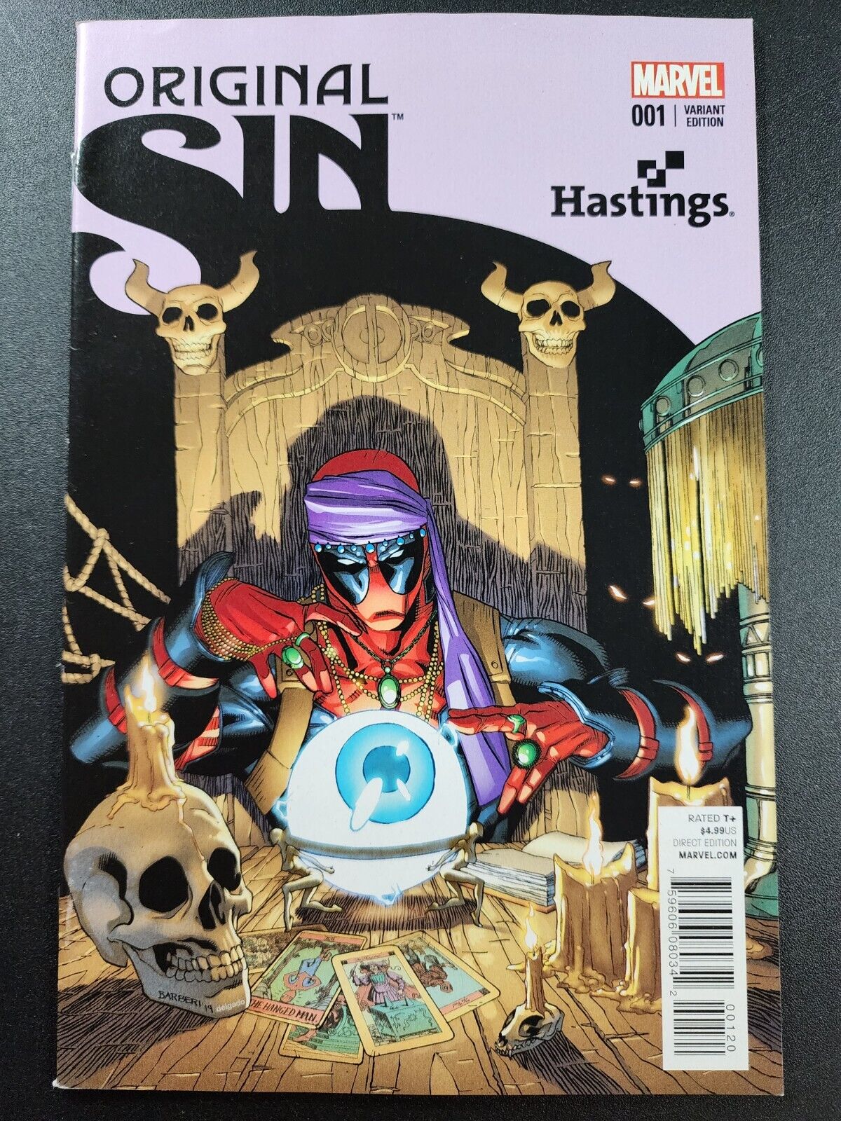 Original Sin #1  NM Marvel Comics 2014 Hastings Barberi Deadpool Variant 