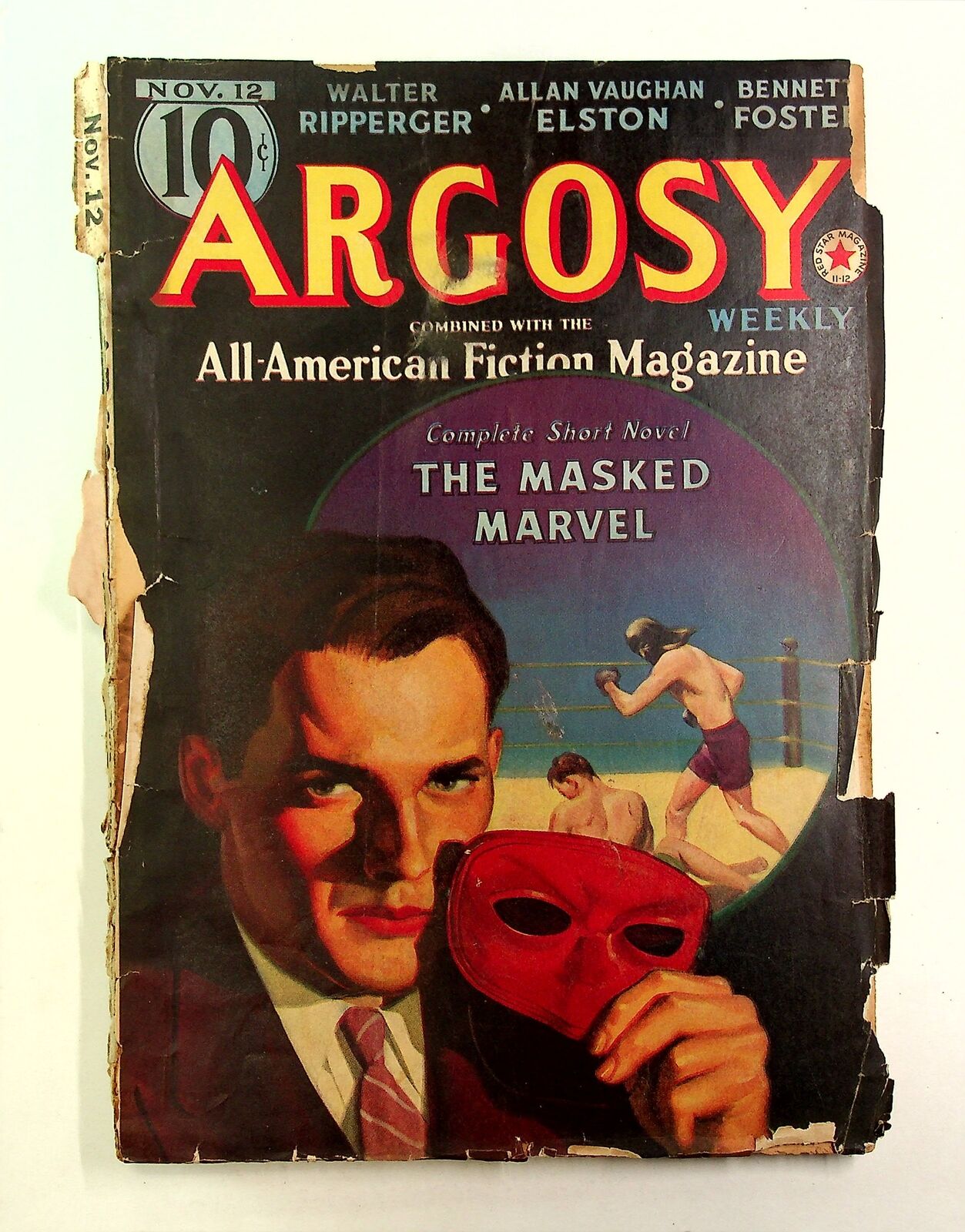 Argosy Part 4: Argosy Weekly Nov 12 1938 Vol. 286 #1 FR Low Grade
