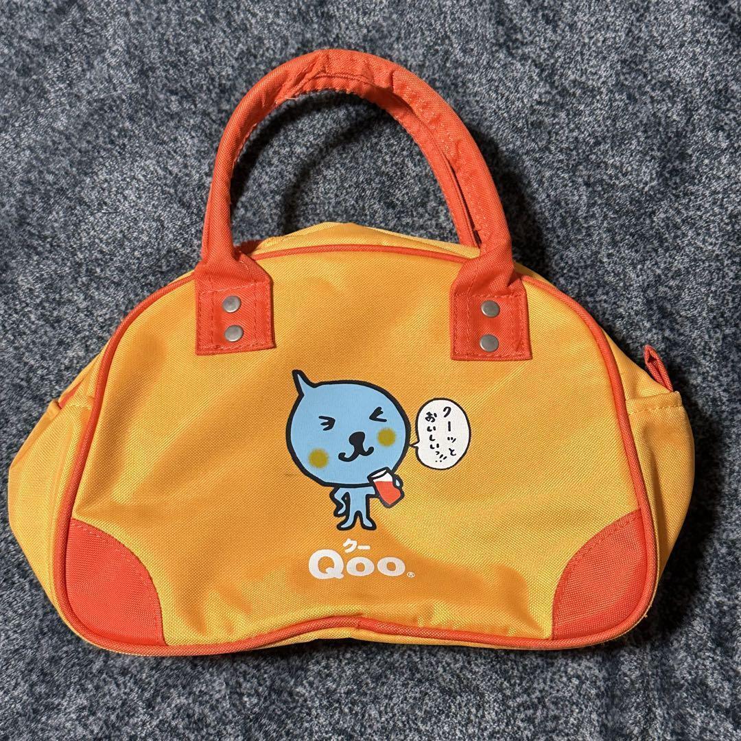 Qoo Orange Bag Coca-Cola Novelty item Retro Collection Used Japan