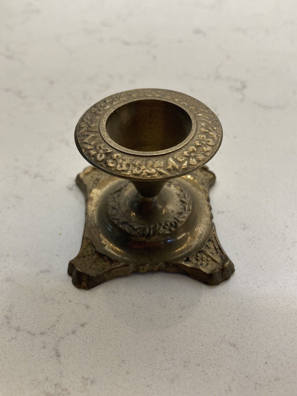 Vintage India Brass Candle Holder 