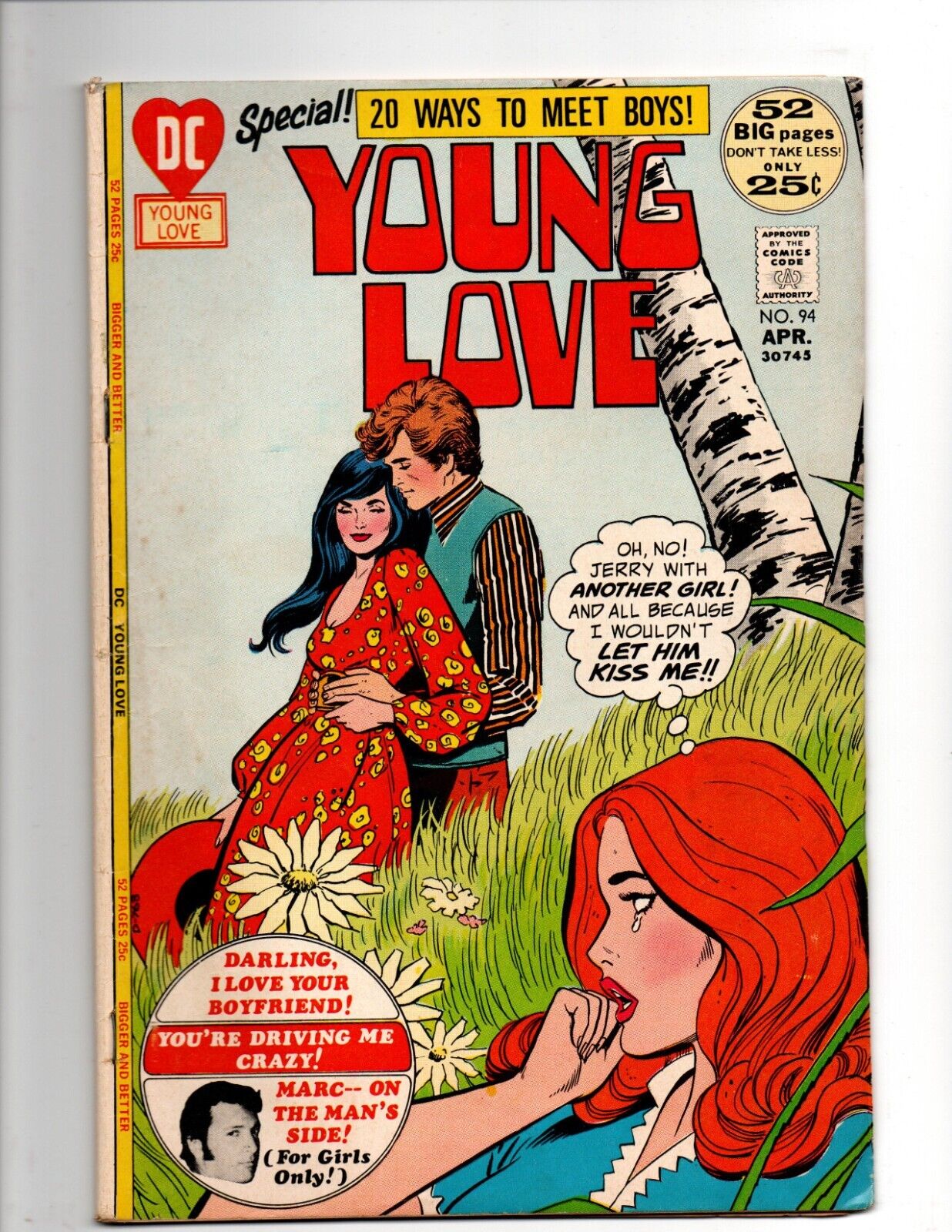 Young Love #94, F- 1972, DC Comics Romance, w/ Marc \