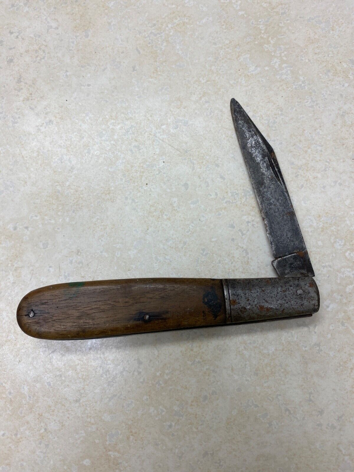 Vintage US Cutlery Pocket Knife W/Wood Handles