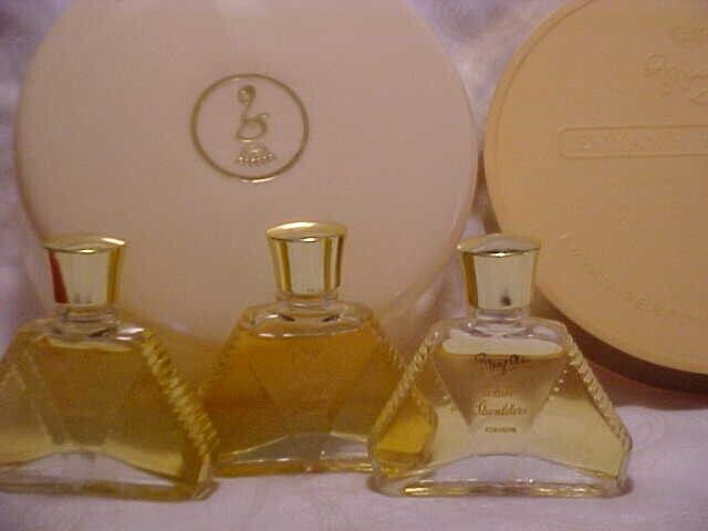 Vtg Evyan Baroness Cologne Set 1960's Great Lady White Shoulders Most Precious