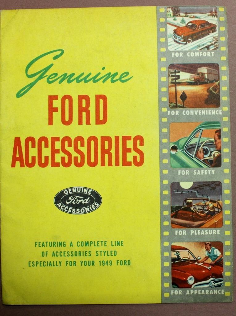 1949 Genuine Ford Accessories 19 pages Very Good Condition (Black3