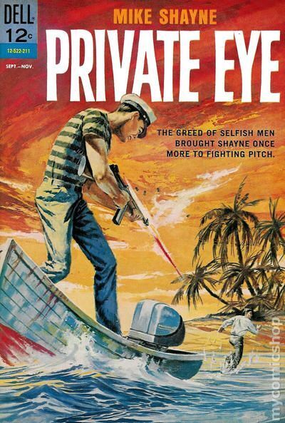 Mike Shayne Private Eye #3 VG 4.0 1963 Stock Image
