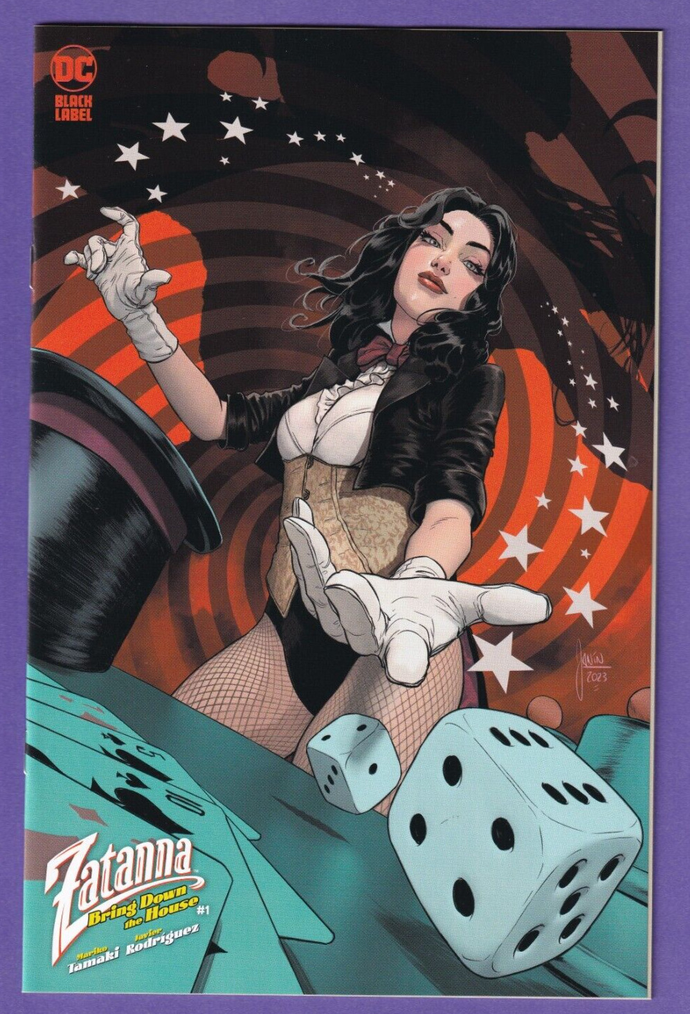 Zatanna Bring Down the House #1 1:50 Janin Variant Actual Scans
