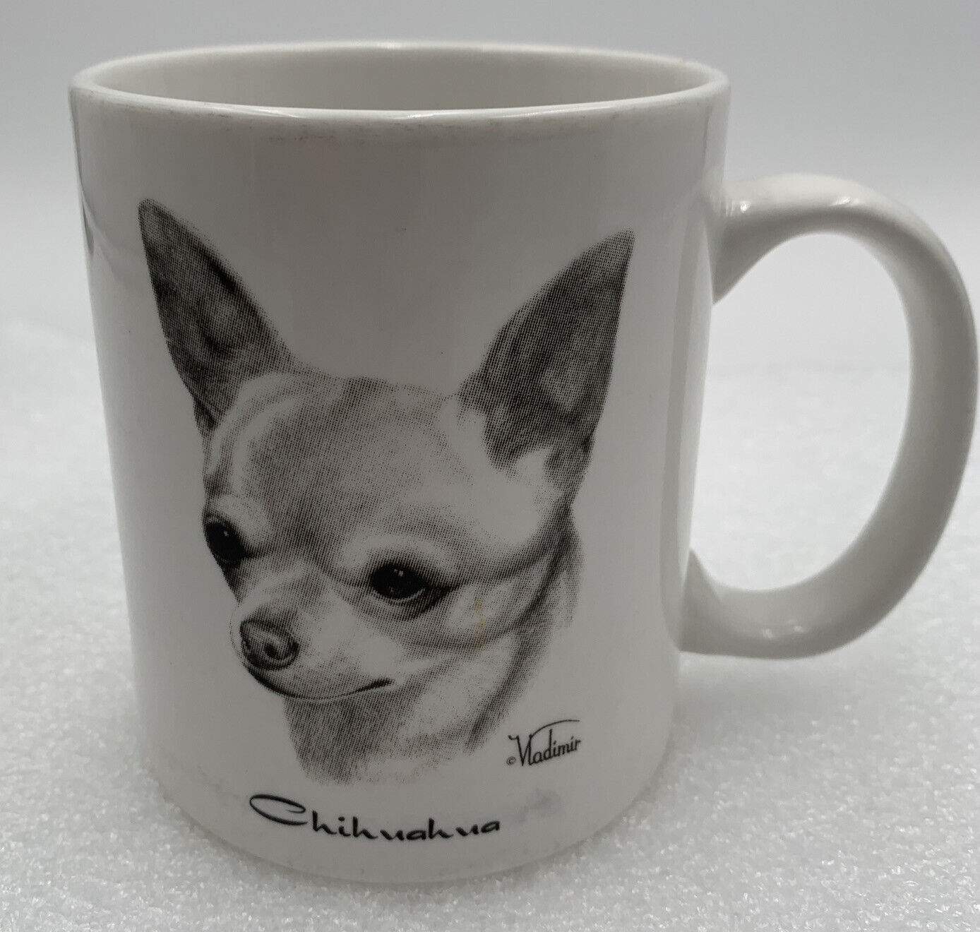Chihuahua Coffee Mug Porcelain By Rosalinde Signed Vladimir Dog Mom Mexican