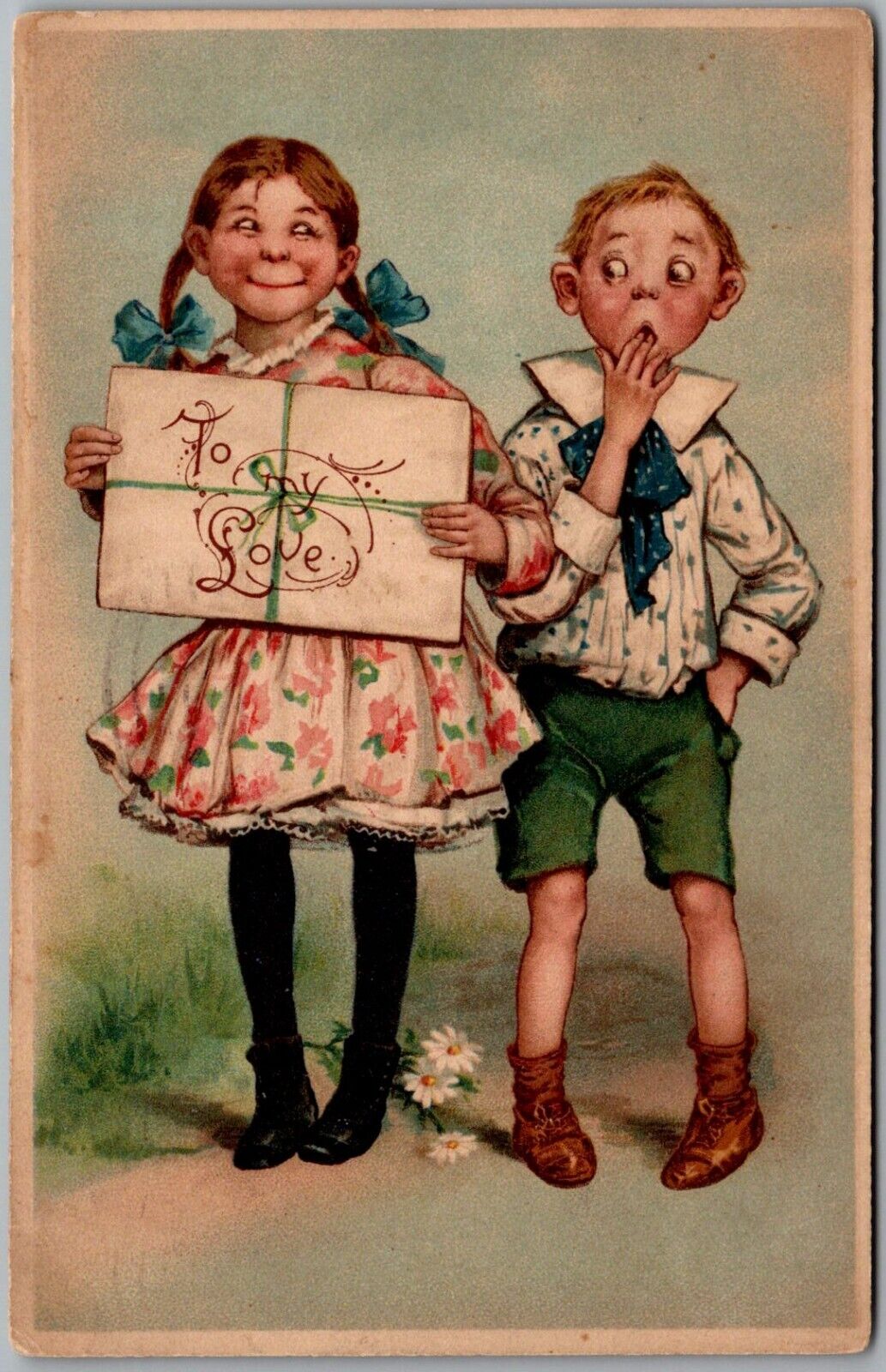 Postcard To My Love; Francis Brundage; Raphael Tuck and Sons No. 109 Ep