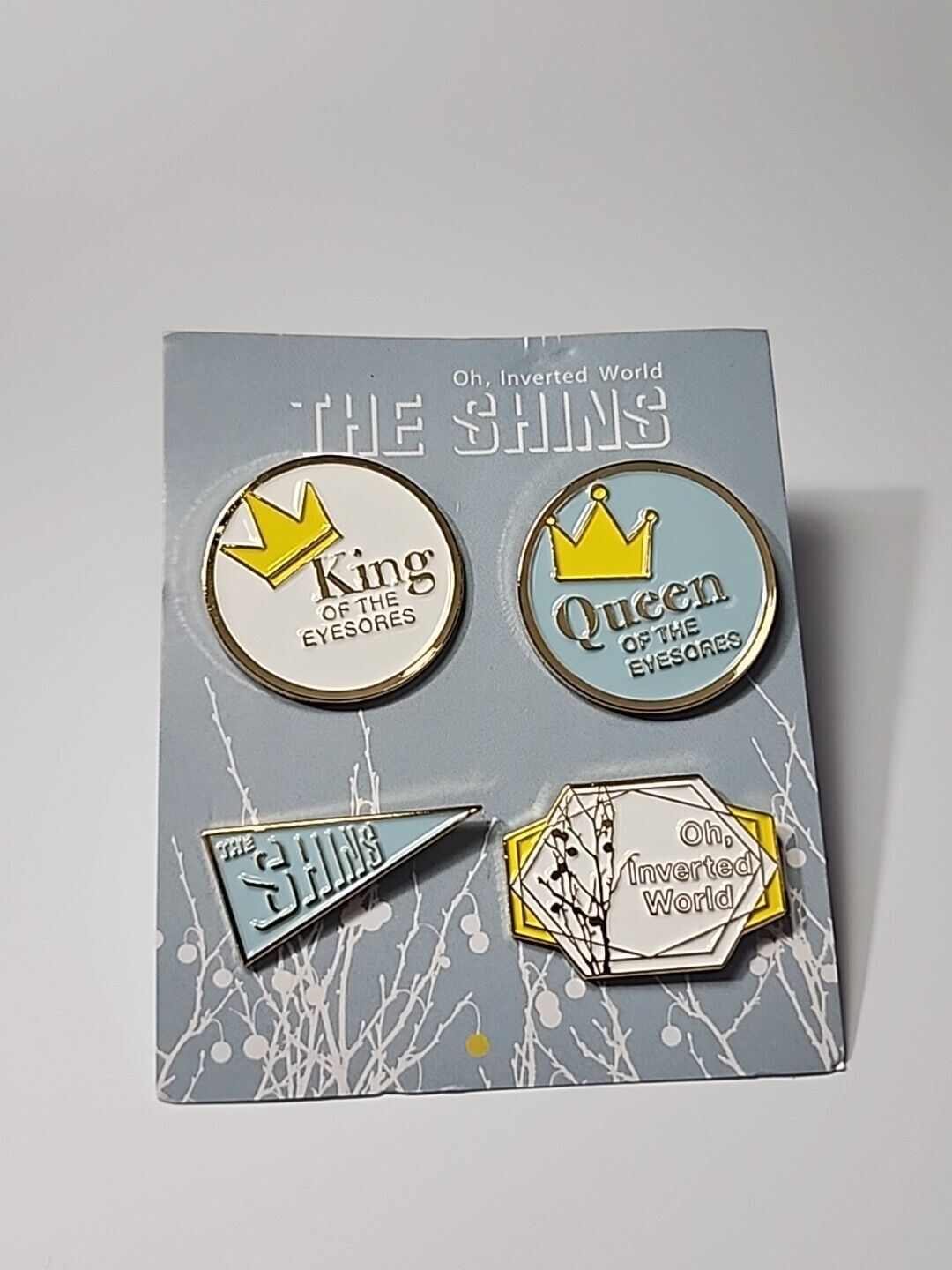The Shins Oh Inverted World Pins Set of 4 Indie Rock Band Eyesores #2