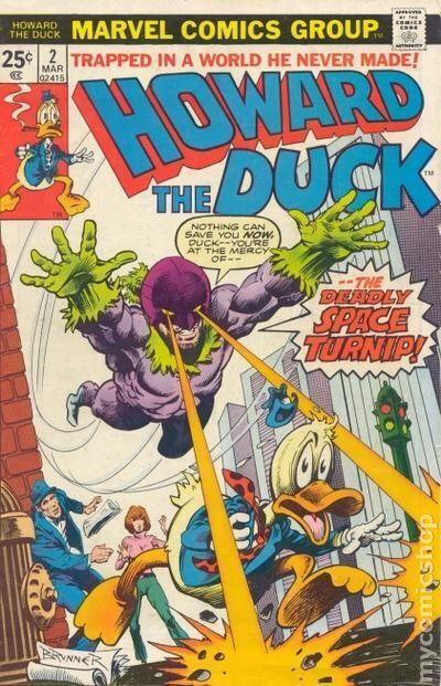 Howard the Duck #2 FN 1976 Stock Image